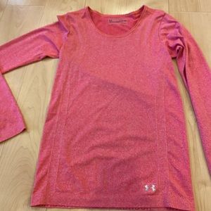 Underarmour running shirt, is more of a bright orange color.